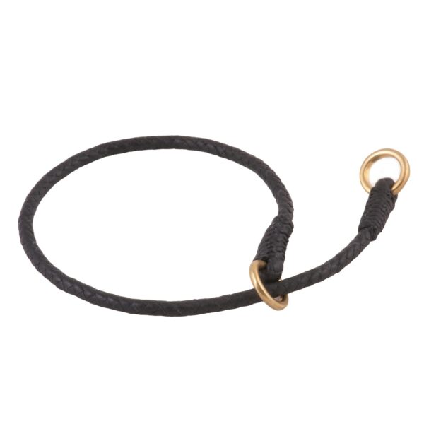 Braided Leather Slip Collars