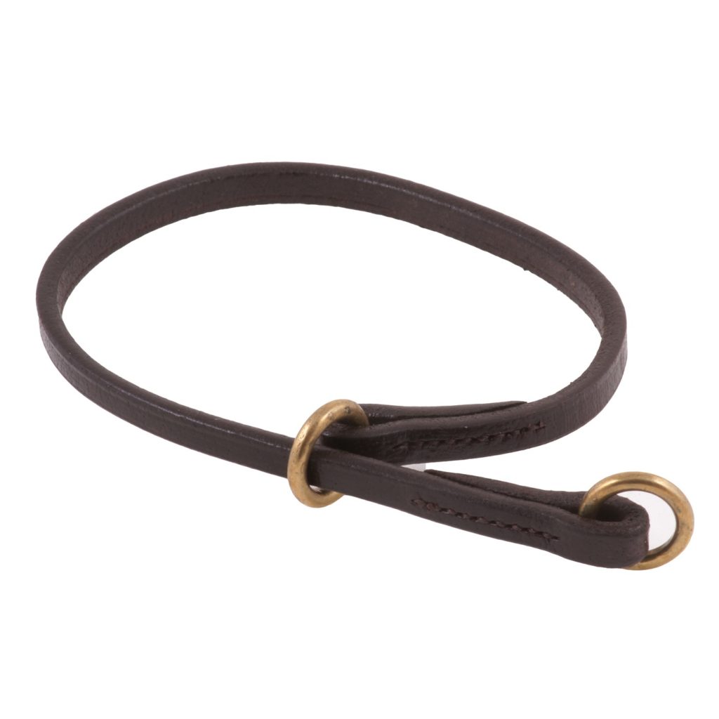 Braided Leather Slip Collars Alvalley LLC Dog Leashes and Collars