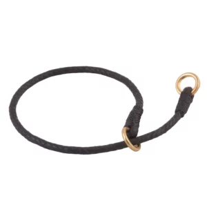 Braided Leather Slip Collars